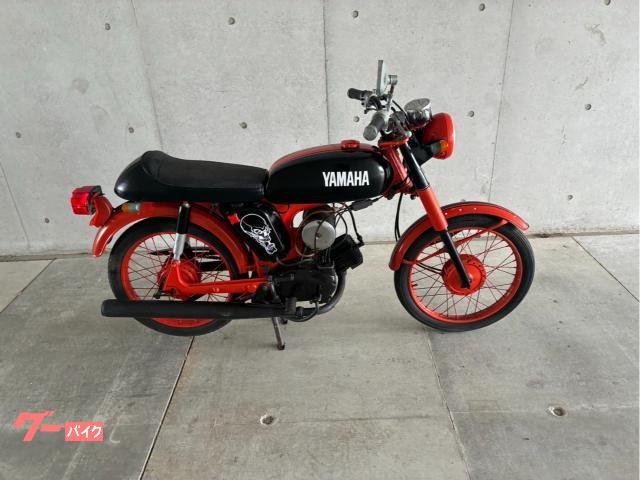 YAMAHA カウル レッド・ブラックYB50 ヤマハ YB－1 2スト キャブ車 F5B 黒赤 バッテリー新品｜ECO