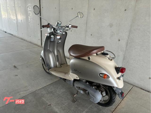 ヤマハ ビーノ 5AU 2スト キャブ車 シルバー色 シート茶色 自賠責