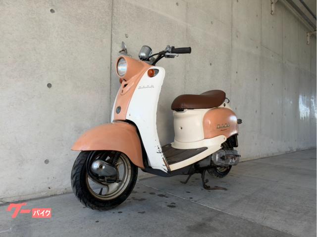 ビーノ　５ＡＵ　２スト　キャブ車　オレンジ系　バッテリー新品　自賠責１年