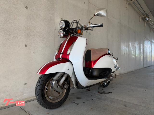 ジョーカー50 AF42 2スト キャブ車 赤白 バッテリー新品 自賠責1年