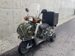 ホンダ　ジャイロＸ　　２スト　キャブ車　迷彩柄　ミニカー仕様　フロント　リアボックス付きバッテリー新品