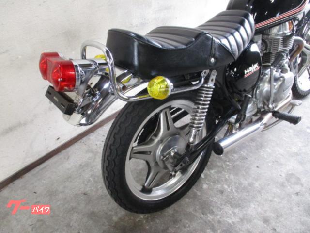 ホンダ ホークIICB400T やかんタンク UPハンドル メッキクロス
