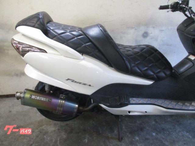2548.自賠責付属　フォルツァZ ABS 後期　スピーカー、社外マフラー♪　千葉県柏市　即日配送、自走引き取りも可能 ホンダ フォルツァ・Z 後期モデル 7速 2スピーカー リモコンキー