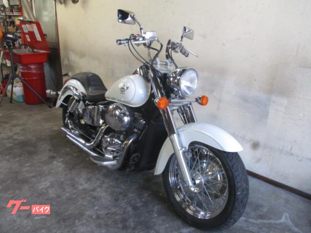 ホンダ シャドウ400 ローダウンカスタム車 タイヤ前後新品 ハンドル