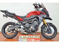 ヤマハ　トレイサー９００（ＭＴ−０９トレイサー）　エンジンスライダー・リアキャリア・カスタムレバー装備