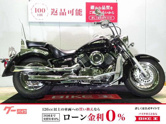 ドラッグスター１１００クラシック　２００５年モデル／デイトナスラッシュカットスリップオンマフラー／キャブレター車／ＶＰ１３Ｊ型