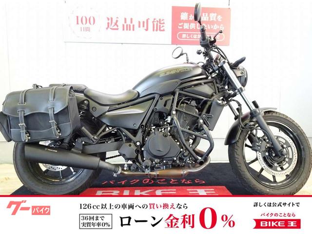 エリミネーター４００　ＡＢＳ／２０２４年モデル／政府認証カスタムマフラー／エンジンガード／サイドバッグ装備