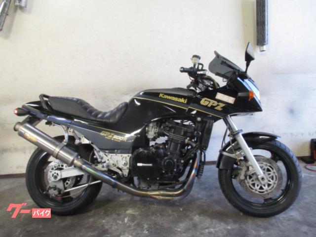 ＧＰＺ９００Ｒ　Ａ１０　バーハン仕様　ノジマフルエキ　スタビ　スクリーン　ステップ　別体マスター　シート　ＬＥＤライト　ＥＴＣ付