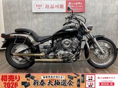 ヤマハ　ドラッグスター４００　２０１０年モデル　デイトナ製ドラッグパイプマフラー・エンジンガード装備