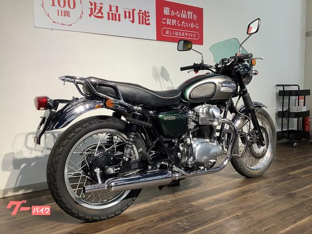 カワサキ W650 2008年モデル／純正エンジンガード／純正リア