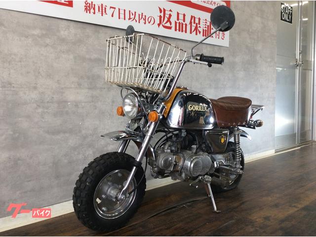 ホンダ ゴリラ 初代メッキゴリラ！味わいのある前かごに昭和の香りがほとばしる１台！｜バイク王 小牧店｜新車・中古バイクなら【グーバイク】