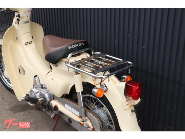 AA01 リトルカブ セル付き 4速 アイボリー 二種登録 カスタム車輌 バーハン ボアアップ オイル/プラグ/シートカバー新品交換済み ホンダ リトルカブ AA01 セル付きモデル 4速 かご付き オイル