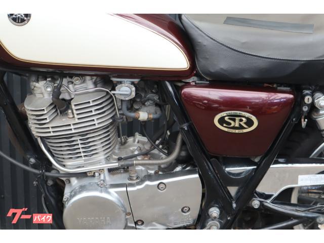 SR400 SR500カフェシート ブラウン 美品 SR400 RH01J用 シングルシート