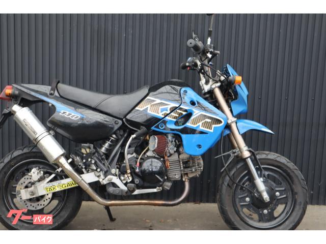 カワサキ ＫＬＸ１１０ ４サイクル 社外マフラー ビッグキャブ アルミステップ 改造多数 良音 整備込み｜ＵＡＳ｜新車・中古バイクなら【グーバイク】