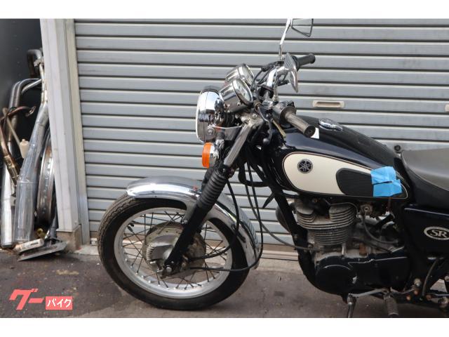 ヤマハ SR400 1JR タイヤ前後新品 フォークオーバーホール