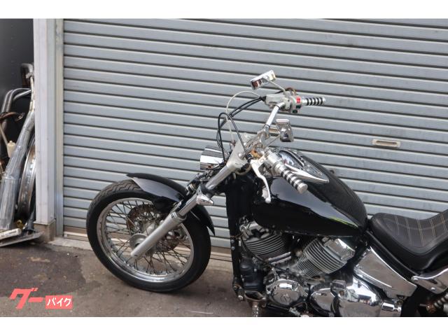 （002）ドラッグスター400 VH01J 取り外し　純正タンク　凹みなし　黒 002）ドラッグスター400 VH01J 取り外し 純正タンク 凹みなし 黒