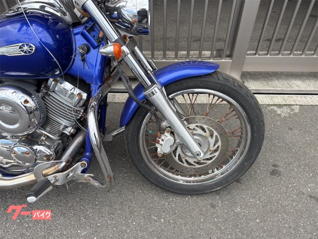 ヤマハドラッグスター400キャブ純正マフラー 極太 70φ ヤマハ ドラッグスター 400 クラシック DS4 DSC4 ファット