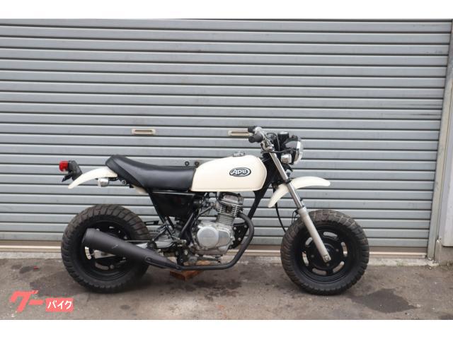 ホンダ Ape ハンドル ほぼノーマル キャブ車 ホワイト