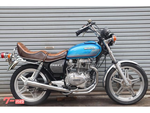 ホークIIＣＢ４００Ｔ　エンジンオーバーホール　純正タンク　アルフィン　新品シート　クロスメガホン　アップハン　サンパチテール