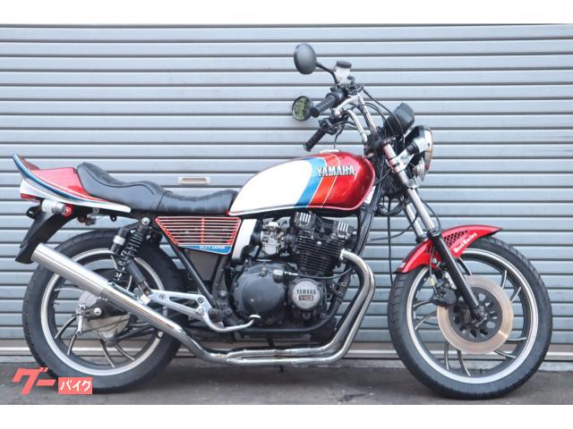 ＸＪ４００　逆車　扇風機ホイール　カラーズペイント　フルＢＥＥＴ　ルーザー管　アップハン　マーシャルライト