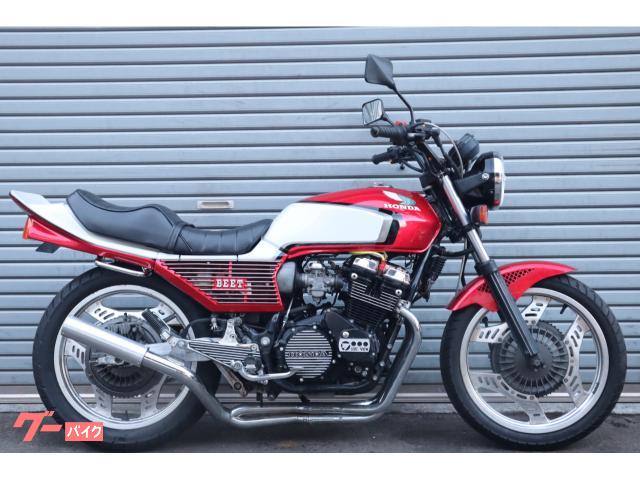 ＣＢＸ４００Ｆ　逆車　再生キャブ　フルＢＥＥＴ外装　カラーズペイント　サイドビュー　新品タックロール　マーシャル