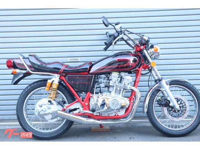 ＧＳ４００　フルレストア　エンジンオーバーホール　黒赤　フレンズ管　初期型　カラーズペイント　メッキ多数