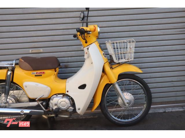 ホンダ スーパーカブ50 AA09 黄色 LEDライト 4速 セル付き