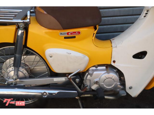 ホンダ スーパーカブ50 AA09 黄色 LEDライト 4速 セル付き