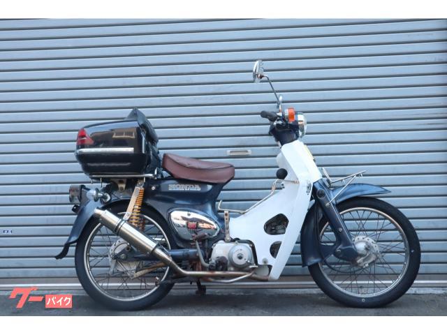 スーパーカブ５０　改造多数　キャブ車　カスタムベースにも　リアボックス　マフラー　社外シート