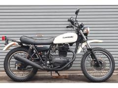 カワサキ　２５０ＴＲ　シート張替え　フォークオーバーホール　前後タイヤ新品　認証工場完備　消耗品整備込み　在庫３００台　地区最大大型店