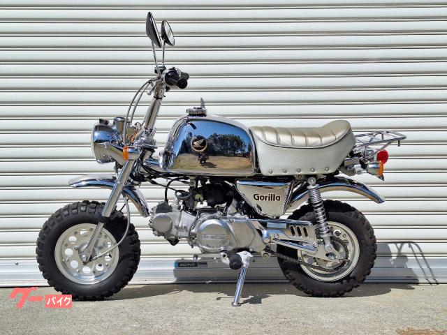 ゴリラスプリングエディション純正メッキホイール 　タイヤおまけモンキーにも ホンダ ゴリラ スプリングコレクション メッキ 1999年モデル｜モト