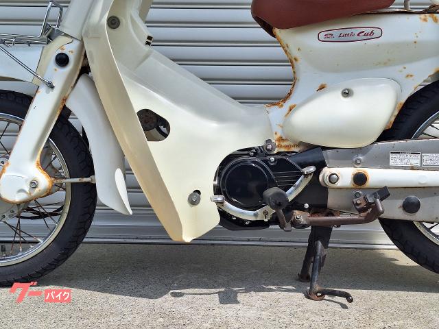 ホンダ リトルカブ 中華110cc遠心クラッチ ブラックエンジン搭載