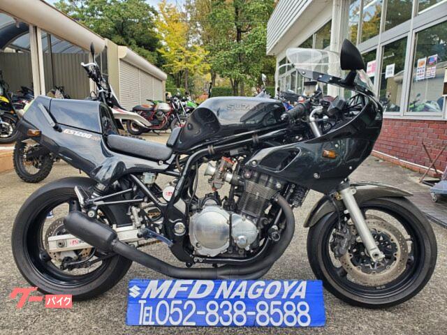 ＧＳ１２００ＳＳ　１２００ｃｃ　油冷エンジン　ヨシムラモナカフルエキ　ヨシムラＴＭＲ−ＭＪＮキャブ　バックステップなどカスタム