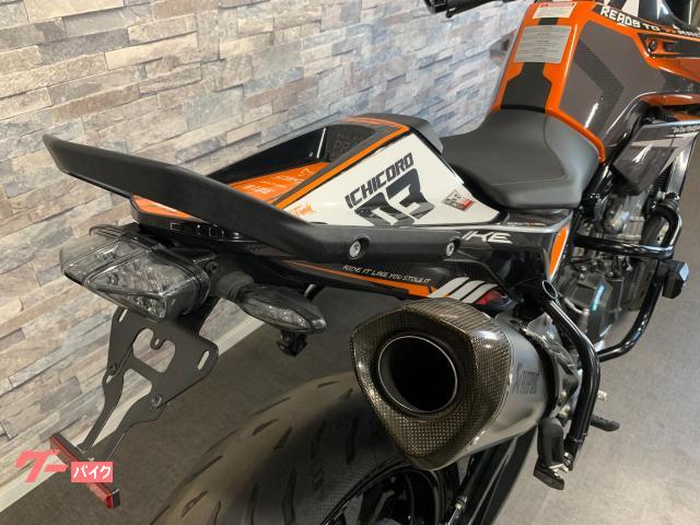 KTM 790デューク アクラポビッチマフラー フェンダーレス
