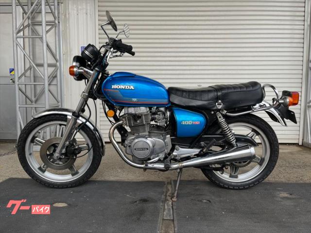 ホンダ ホークIICB400T 青 輸入新規．国内未登録 AUS001