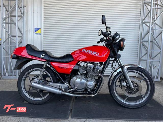 スズキ GSX400F 逆車 赤 輸入新規．国内未登録
