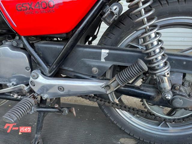 Suzuki GSX400F　逆車　国内未登録　絶版車　新規輸入車 スズキ GSX400F 逆車 赤 輸入新規．国内未登録 AUS001