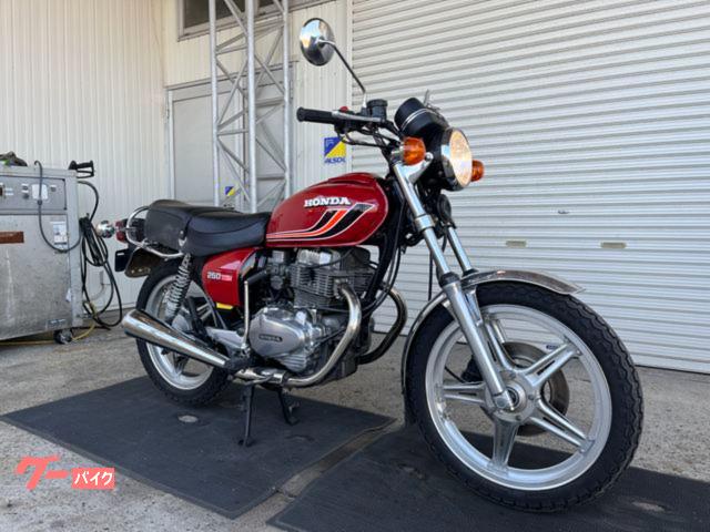 ＣＢ２５０Ｔ　逆車　赤．やかんタンク．ホーク．バブ　輸入新規　ＡＵＳ００４−５−０Ｅ９２．