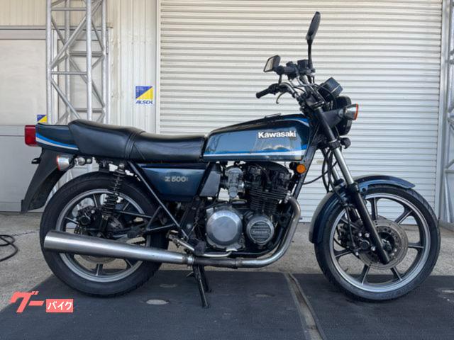 カワサキ　Kawasaki Z500 　逆車　国内未登録　エンジン好調　絶版車 カワサキ Z500 逆車 青 輸入新規．国内未登録 AUS005－15
