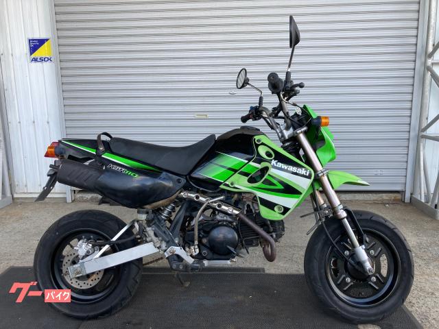 カワサキ KSR110 緑 KL110A8F 4速クラッチ無し