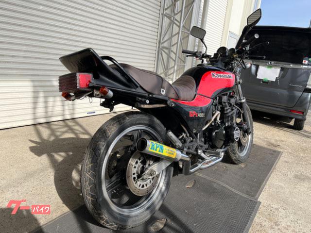 のん 他の方は購入をお控え下さい A6K03 GPZ400F 車検付 フレーム 名義変更必須 ZX400A E BHN
