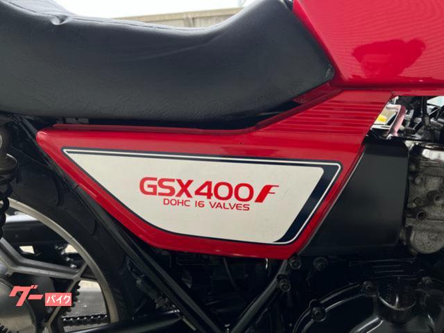 スズキ GSX400F 逆車 赤白 輸入新規国内未登録 AUS008