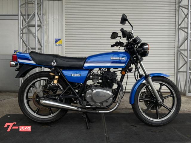 カワサキ Z250FT 青 KZ305AEエンジン 輸入新規国内未登録