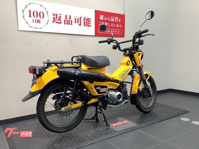 【八幡市からご成約ありがとうございました】プラズマイエロー!個人出品＊中古バイク＊HONDA＊ホンダエイプ100イエロー＊カスタム＊モリワキマフラーJMCA自賠責保険付き！ ホンダ CT125ハンターカブ マルチバー｜バイク王 名古屋守山店