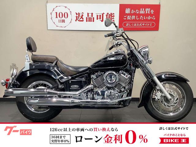 ドラッグスター４００クラシック　ワイズギアバッグレスト装備