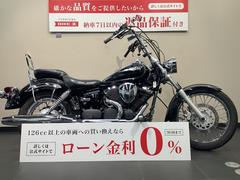 ヤマハ　ドラッグスター２５０　ハンドルカスタム　サイドバッグサポート付