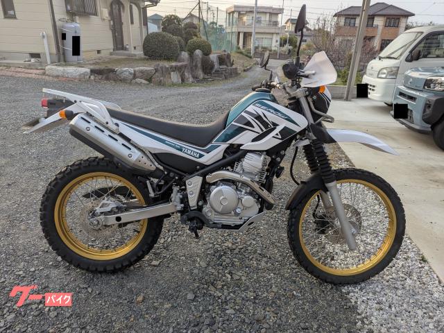セロー２５０　インジェクション仕様　純正リアキャリア　ナックルガード付　チェーン新品