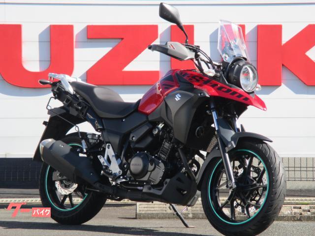 Ｖ−ストローム２５０　２０１７　初期型　センタースタンド　ナックルガード　リアキャリア　アンダーガード