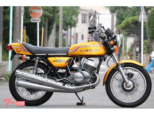 カワサキ ７５０ＳＳ Ｈ２ 初期型 １９７２年 ８０００番 フルノーマル車 エンジンＯＨ済｜旧車専門店  東海オート中川店｜新車・中古バイクなら【グーバイク】