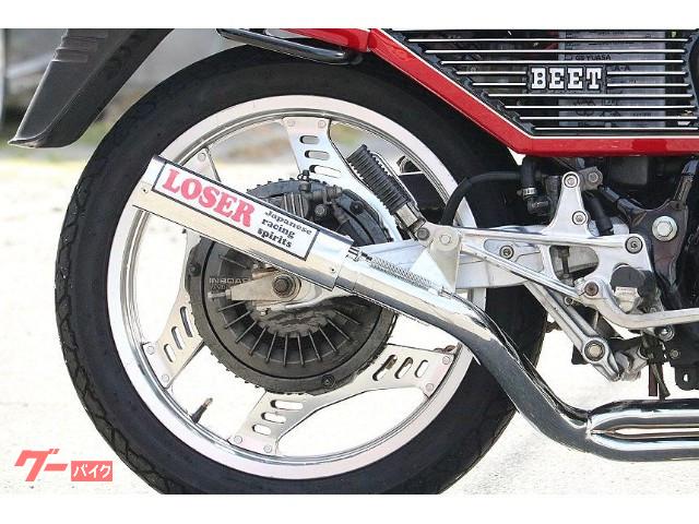ホンダ CBX400F 赤白フルBEET 新品ルーザー管 エンジンフル